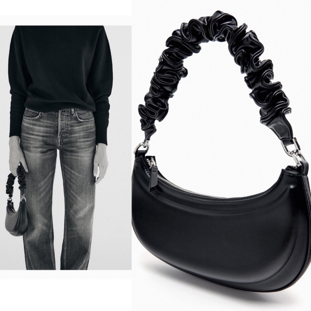 💫 Zara Half Moon Bag - NEW 💫 - Picture 14 of 14